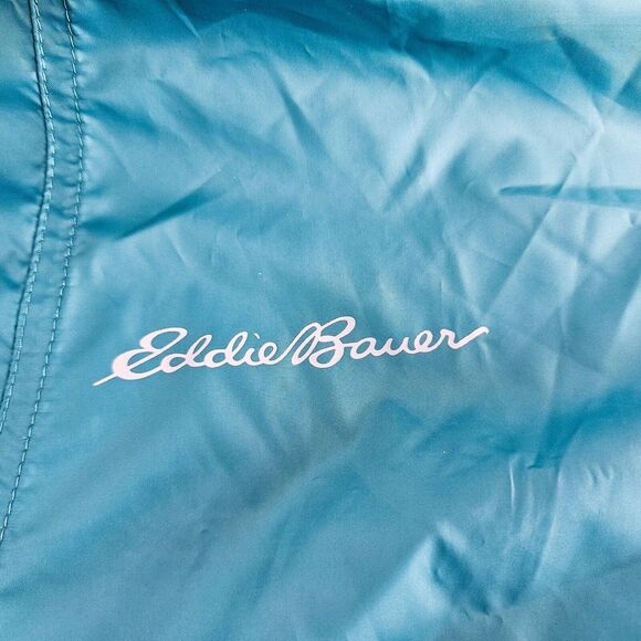 Eddie Bauer Soft Shell Lightweight Pullover Hooded Windbreaker 1/2 Jacket 2XL - Picture 5 of 6